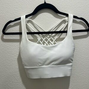 Lemedy Women Cross Back Sports Bra Fitness Yoga Strappy Longline Crop Tank Top